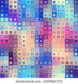 Geometric abstract pattern moire overlay style. Abstract square texture