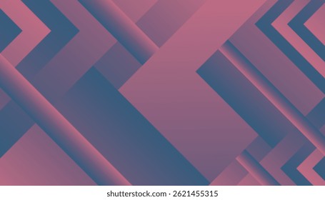 Patrón Abstractas geométrico en rosa y azul