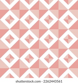 Geometric abstract pattern pink color for wallpaper.