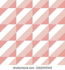 Geometric abstract pattern pink color for wallpaper.