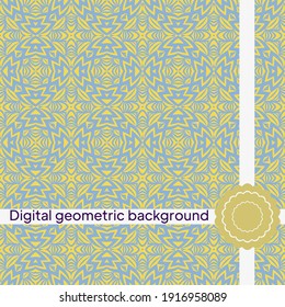 The geometric abstract pattern. Seamless vector background.