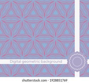 The geometric abstract pattern. Seamless vector background.