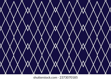 Geometric abstract pattern, seamless vector background, dark blue and white texture, modern graphic pattern.
