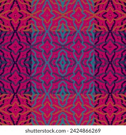 The geometric abstract pattern. Seamless vector background.  Bizarre Art Illustration