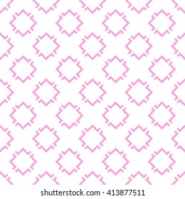 Geometric Abstract Pattern, Seamless Vector Background.