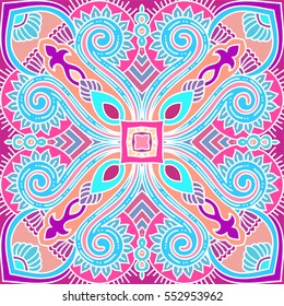 The geometric abstract pattern. Seamless vector background. colored oriental texture. islam arabic ornaments. Graphic traditional pattern for print cards invitations