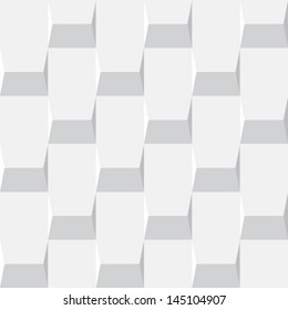 Geometric abstract pattern with shadows