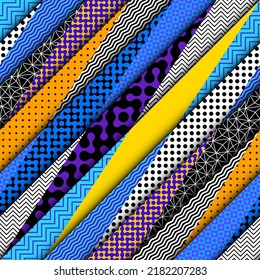 Geometric abstract pattern triangles style. Abstract square texture