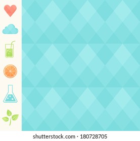 Geometric Abstract Pattern. Vector EPS 10. Easy to recolor and use
