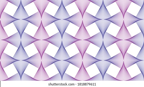 
Geometric abstract pattern. Vector illusion. Pink and purple background. Mosaic texture. Shapes.