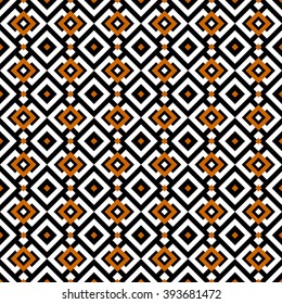 Geometric abstract pattern. Vector seamless wallpaper.