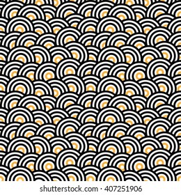 geometric abstract pattern. Vector seamless background.