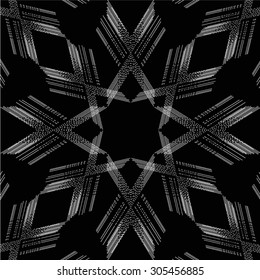 Geometric abstract pattern in vector,seamless.