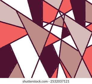 GEOMETRIC ABSTRACT PATTERN WORKS VECTOR PATTERN DESIGN