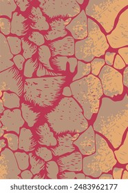 Geometric abstract pattern,Trendy seamless pattern with abstract,Abstract leopard skin vector seamles pattern. irregular brush spots and backgrounds. Abstract wild animal skin print. Simple irregular 