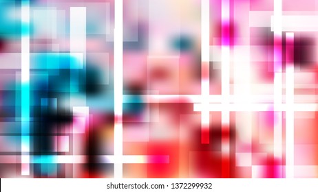 Geometric Abstract Pink Blue and White Background