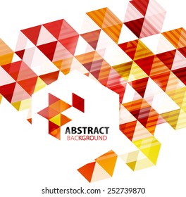 Geometric abstract polygonal background design