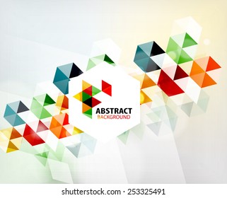 Diseño de fondo poligonal geométrico abstracto