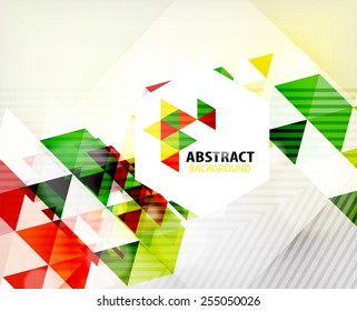 Diseño de fondo poligonal geométrico abstracto