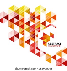 Geometric abstract polygonal background design