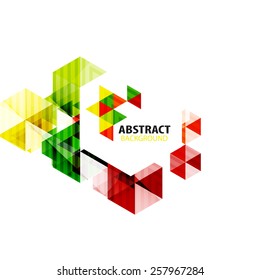 Diseño de fondo poligonal geométrico abstracto