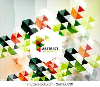Geometric abstract polygonal background design