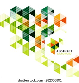 Geometric abstract polygonal background design