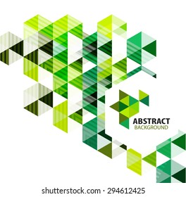 Geometric abstract polygonal background design
