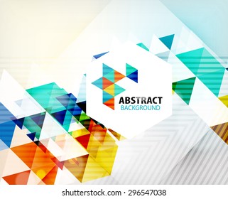Diseño de fondo poligonal geométrico abstracto