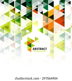 Geometrisches abstraktes polygonales Hintergrunddesign