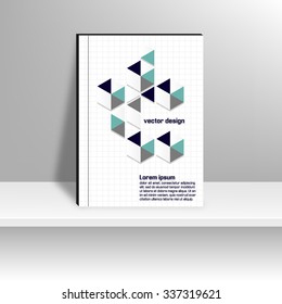 Geometric abstract polygonal background design