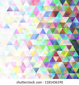 Geometric abstract polygonal background with opacity effect