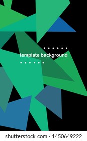 Geometric abstract polygonal background. The pattern in the style of origami, which consists of triangles.