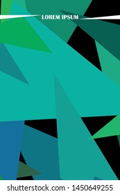 Geometric abstract polygonal background. The pattern in the style of origami, which consists of triangles.