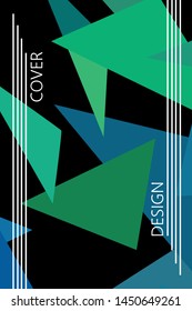 Geometric abstract polygonal background. The pattern in the style of origami, which consists of triangles.