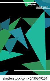 Geometric abstract polygonal background. The pattern in the style of origami, which consists of triangles.