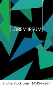 Geometric abstract polygonal background. The pattern in the style of origami, which consists of triangles.