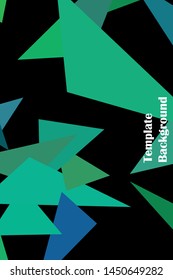 Geometric abstract polygonal background. The pattern in the style of origami, which consists of triangles.