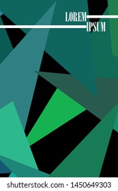 Geometric abstract polygonal background. The pattern in the style of origami, which consists of triangles.