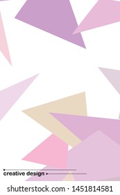 Geometric abstract polygonal background. The pattern in the style of origami, which consists of triangles.