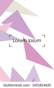 Geometric abstract polygonal background. The pattern in the style of origami, which consists of triangles.