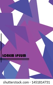 Geometric abstract polygonal background. The pattern in the style of origami, which consists of triangles.
