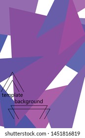 Geometric abstract polygonal background. The pattern in the style of origami, which consists of triangles.
