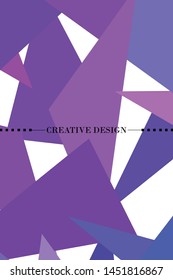 Geometric abstract polygonal background. The pattern in the style of origami, which consists of triangles.
