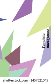 Geometric abstract polygonal background. The pattern in the style of origami, which consists of triangles.