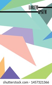 Geometric abstract polygonal background. The pattern in the style of origami, which consists of triangles.