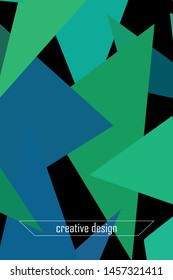 Geometric abstract polygonal background. The pattern in the style of origami, which consists of triangles.