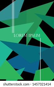 Geometric abstract polygonal background. The pattern in the style of origami, which consists of triangles.