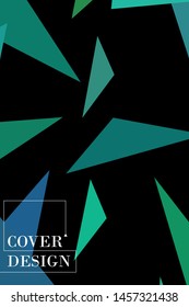 Geometric abstract polygonal background. The pattern in the style of origami, which consists of triangles.