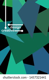 Geometric abstract polygonal background. The pattern in the style of origami, which consists of triangles.